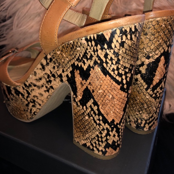 Levity Snakeskin Platform Sandal - Picture 5 of 6
